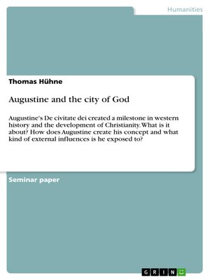 cover image of Augustine and the city of God
